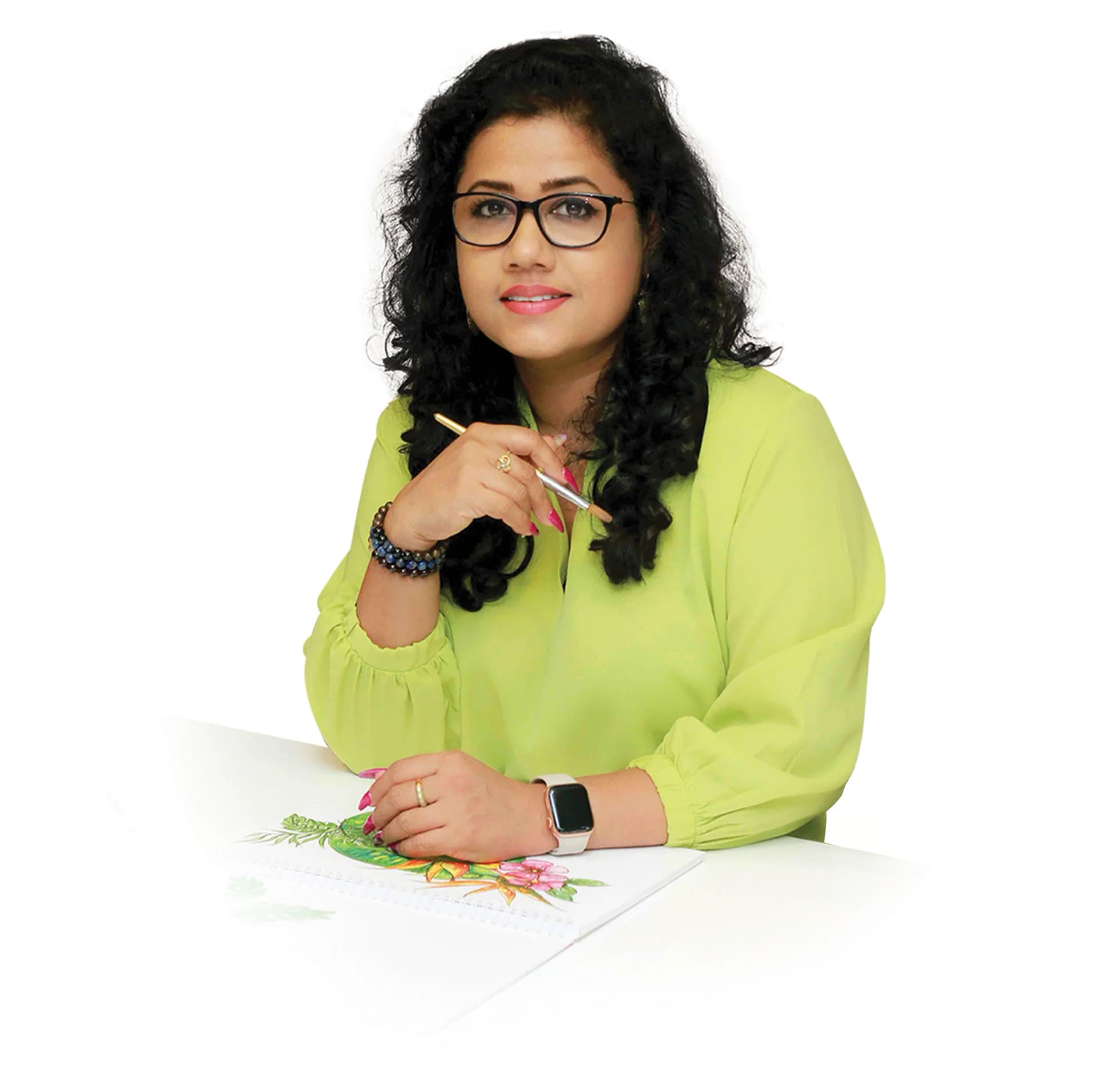 Mrs. Dinupa Jayasooriya, founder and master educator of The Nail Art Academy
